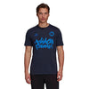 Adidas Tennis Logo Wimbledon Tee (M) (Navy)