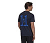 Adidas Tennis Logo Wimbledon Tee (M) (Navy)