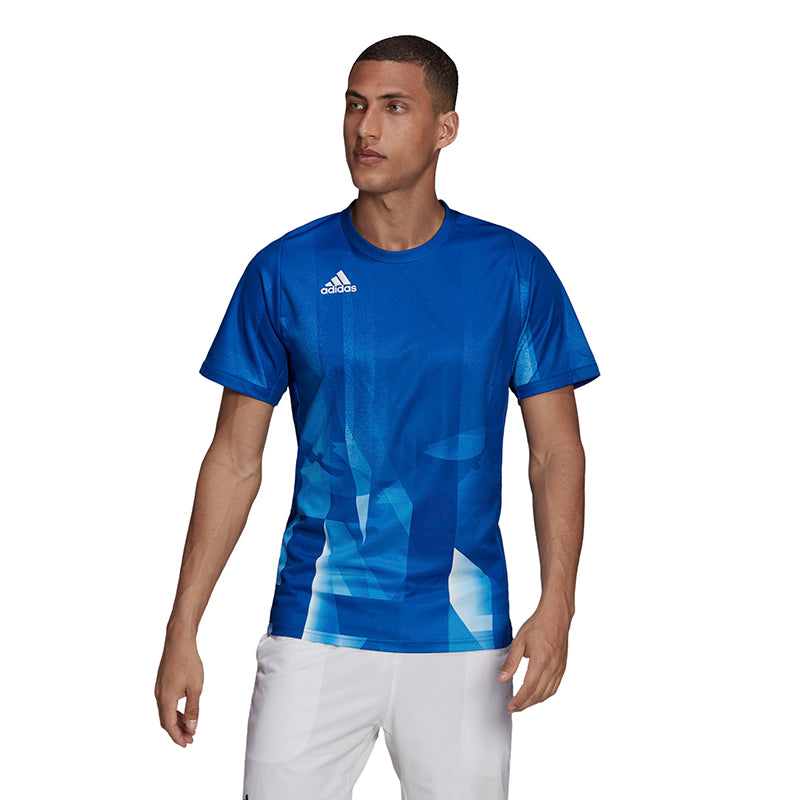 Adidas Freelift Tokyo Primeblue Tee (M) (Royal)