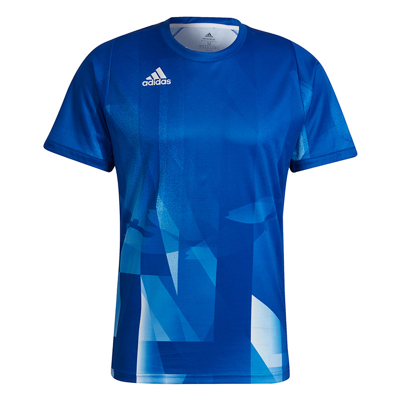 Adidas Freelift Tokyo Primeblue Tee (M) (Royal)