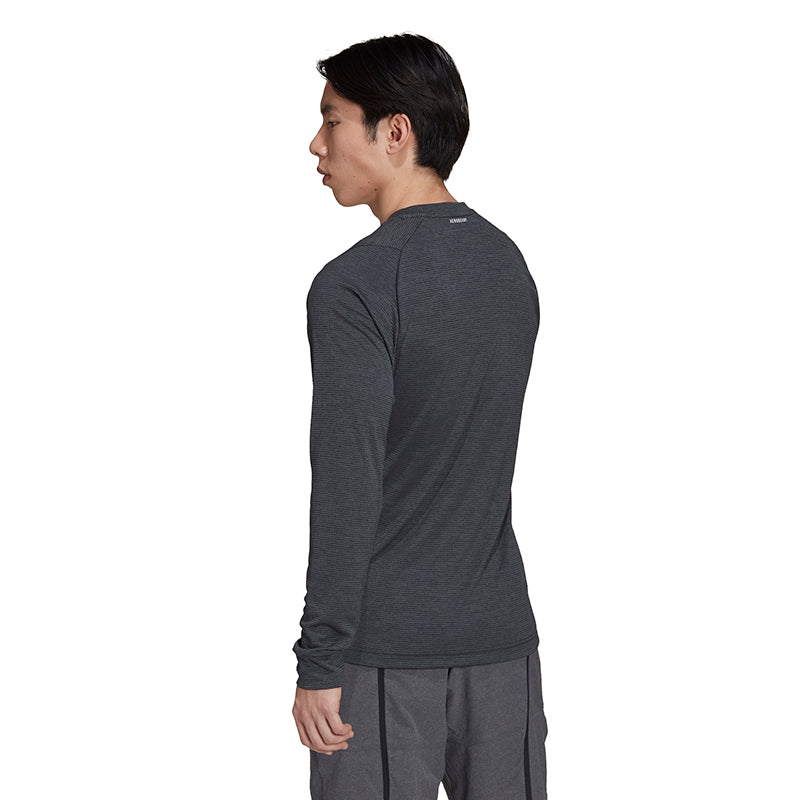 Adidas Freelift Long Sleeve Tee (M) (Dark Grey)