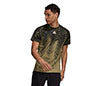 Adidas Freelift Printed Primeblue Tee (M) (Olive)