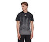 Adidas Freelift Printed Primeblue Tee (M) (Dark Grey)