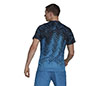 Adidas Freelift Printed Primeblue Tee (M) (Aqua)
