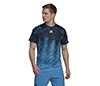 Adidas Freelift Printed Primeblue Tee (M) (Aqua)