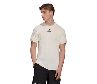 Adidas Freelift Primeblue Tee (M) (Cream)