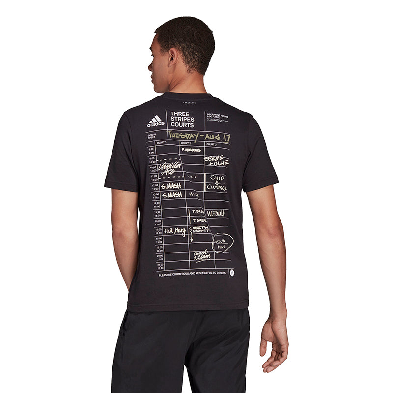 Adidas Us Open For Tee (M) (Black)