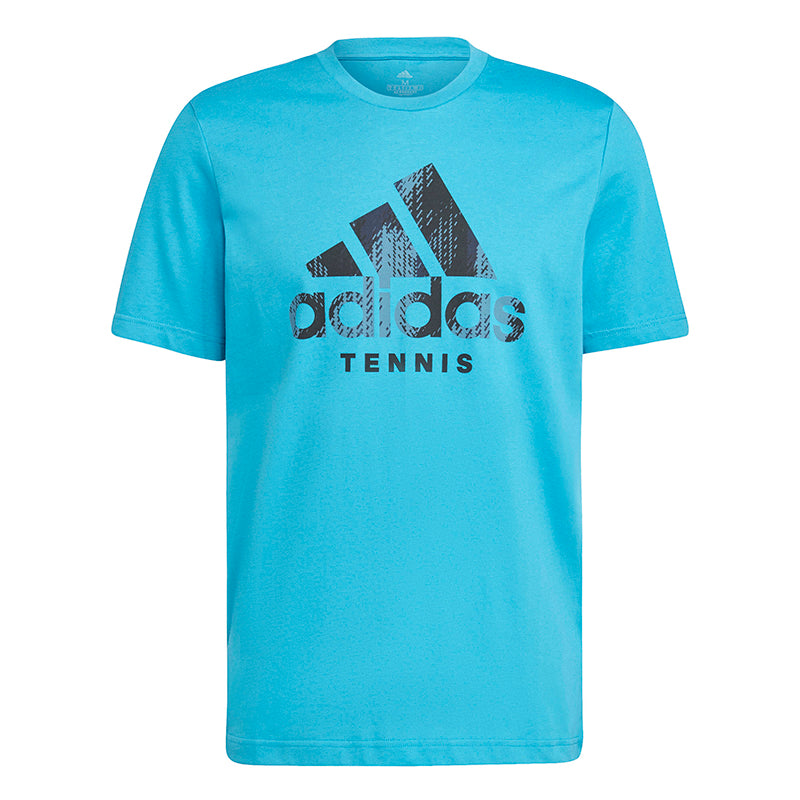 Adidas Category Camo Tee (M) (Aqua)