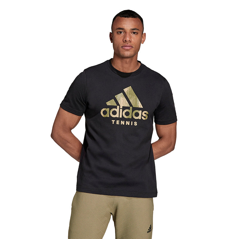 Adidas Category Camo Tee (M) (Black)