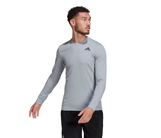 Adidas Freelift Long Sleeve Tee (M) (Grey)