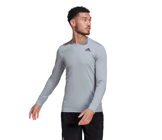 Adidas Freelift Long Sleeve Tee (M) (Grey)