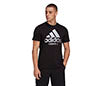 Adidas Tennis Category Graphic Tee (M) (Black)
