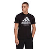 Adidas Tennis Category Graphic Tee (M) (Black)