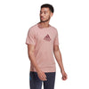 Adidas Game Sweat Match Graphic Tee (M) (Mauve)