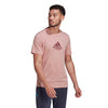 Adidas Game Sweat Match Graphic Tee (M) (Mauve)