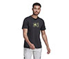 Adidas Golden Cut Graphic Tee (M) (Dark Grey)