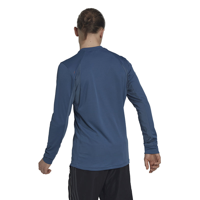Adidas Freelift Long Sleeve Tee (M) (Wonder Steel)