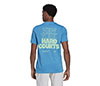 Adidas Hard Courts Graphic Tee (M) (Blue)