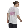 Adidas Hard Courts Graphic Tee (M) (White)