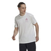 Adidas Hard Courts Graphic Tee (M) (White)