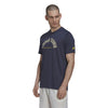 Adidas Tennis Academy Graphic Tee (M) (Navy)