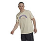 Adidas Tennis Academy Graphic Tee (M) (Ecru Tint)