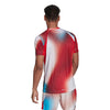 Adidas Melbourne Printed Tee (M) (White/Red)
