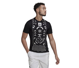 Adidas Paris Freelift Tee (M) (Black)