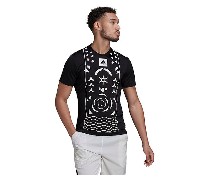 Adidas Paris Freelift Tee (M) (Black)