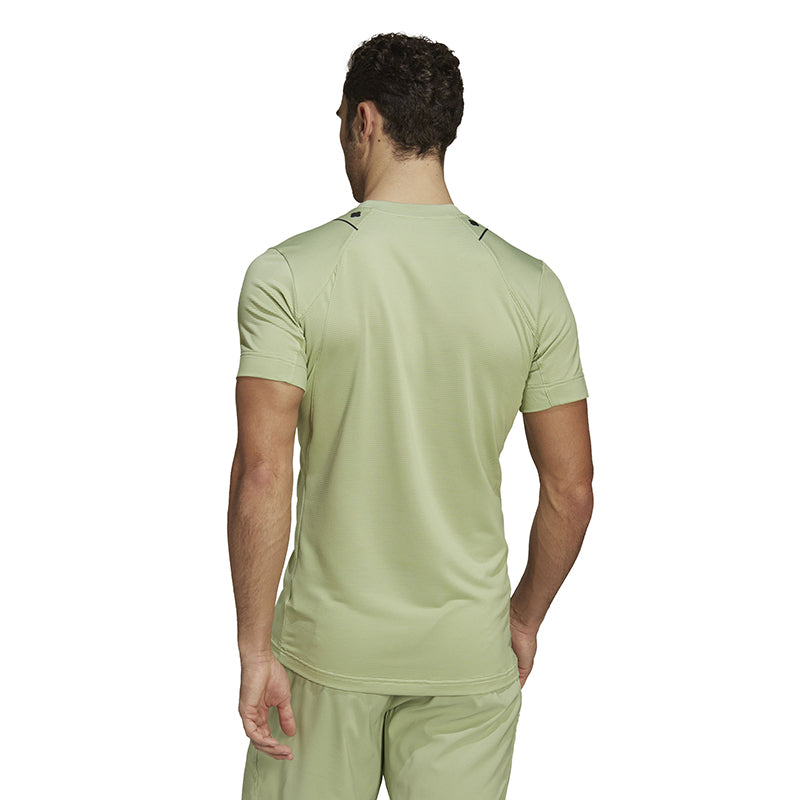 Adidas Paris Freelift Tee (M) (Lime)
