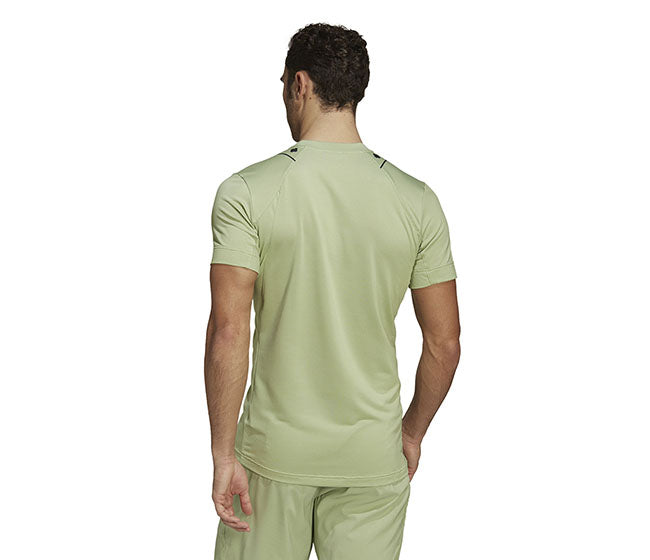 Adidas Paris Freelift Tee (M) (Lime)