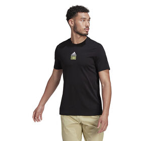 Adidas Tennis Paris Graphic Tee (M) (Black)