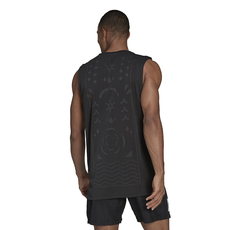 Adidas Paris Sleeveless Tee (M) (Black)
