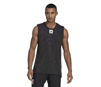 Adidas Paris Sleeveless Tee (M) (Black)