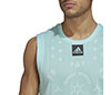 Adidas Paris Sleeveless Tee (M) (Aqua)
