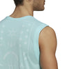 Adidas Paris Sleeveless Tee (M) (Aqua)