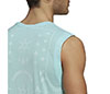 Adidas Paris Sleeveless Tee (M) (Aqua)