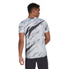 Adidas D4T All Over Print Tee (M) (White)