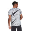 Adidas D4T All Over Print Tee (M) (White)