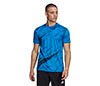 Adidas D4T All Over Print Tee (M) (Blue)