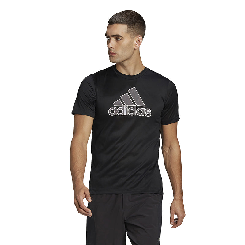 Adidas Badge Of Sport Primeblue Tee (M) (Black)
