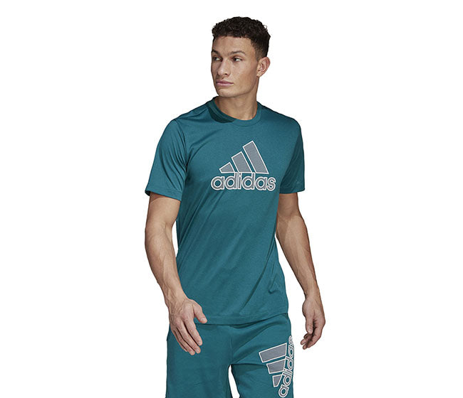 Adidas Badge Of Sport Primeblue Tee (M) (Teal)