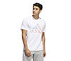 Adidas Americana Graphic Tee (M) (White)