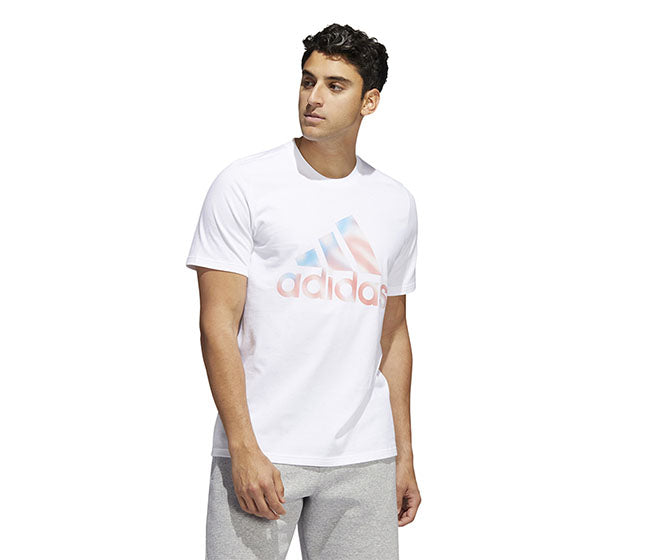 Adidas Americana Graphic Tee (M) (White)