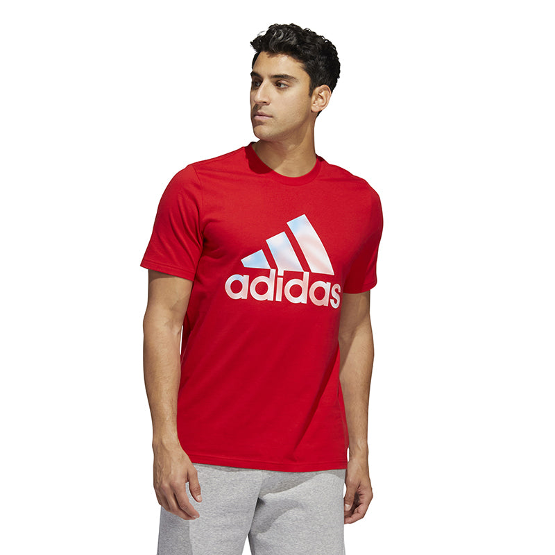 Adidas Americana Graphic Tee (M) (Red)