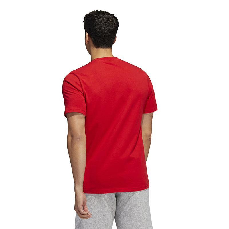 Adidas Americana Graphic Tee (M) (Red)