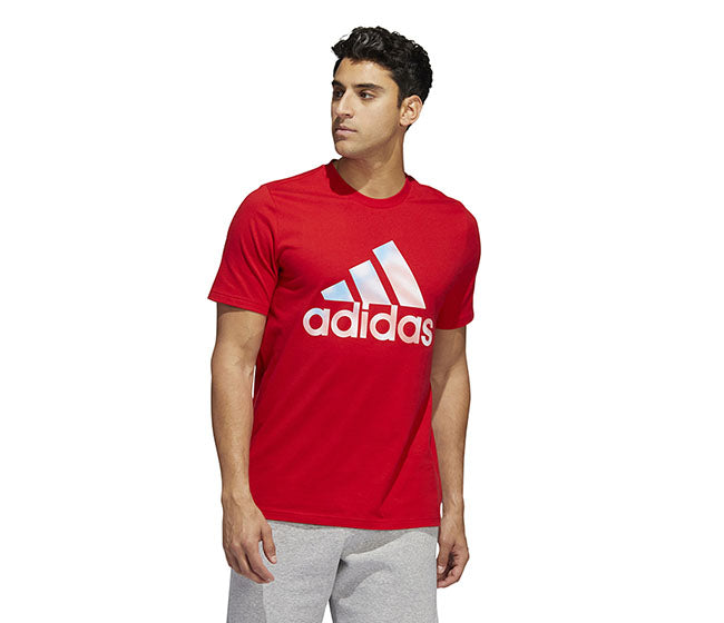Adidas Americana Graphic Tee (M) (Red)