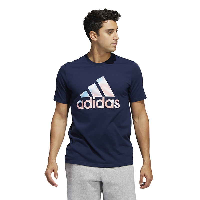 Adidas Americana Graphic Tee (M) (Navy)