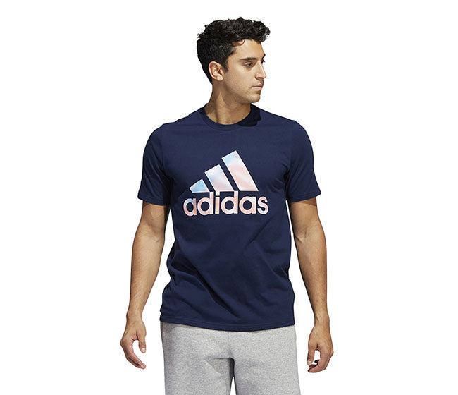 Adidas Americana Graphic Tee (M) (Navy)
