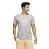 Adidas Americana Graphic Tee (M) (Grey)